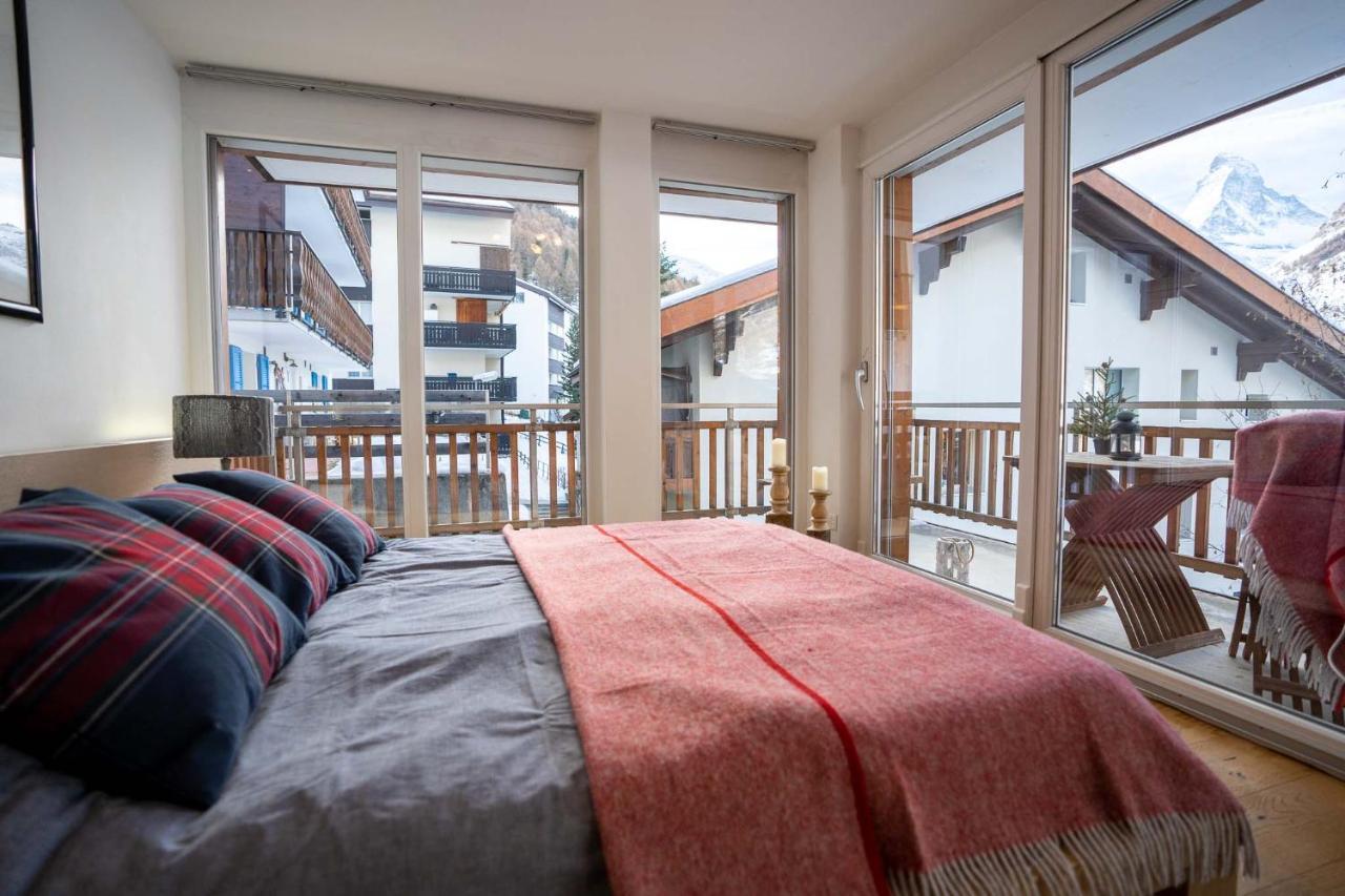 Modern Apartment With Matterhorn View Zermatt Extérieur photo